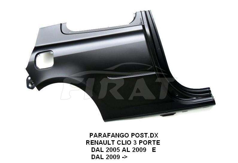 PLASTICA FANALINO FIAT PANDA 86 - 03 ANT.DX E SX ARANCIO